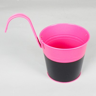 New 2020 Hot Sale  Hanging Planter  Metal Flower Pot Garden Decoration Barrel